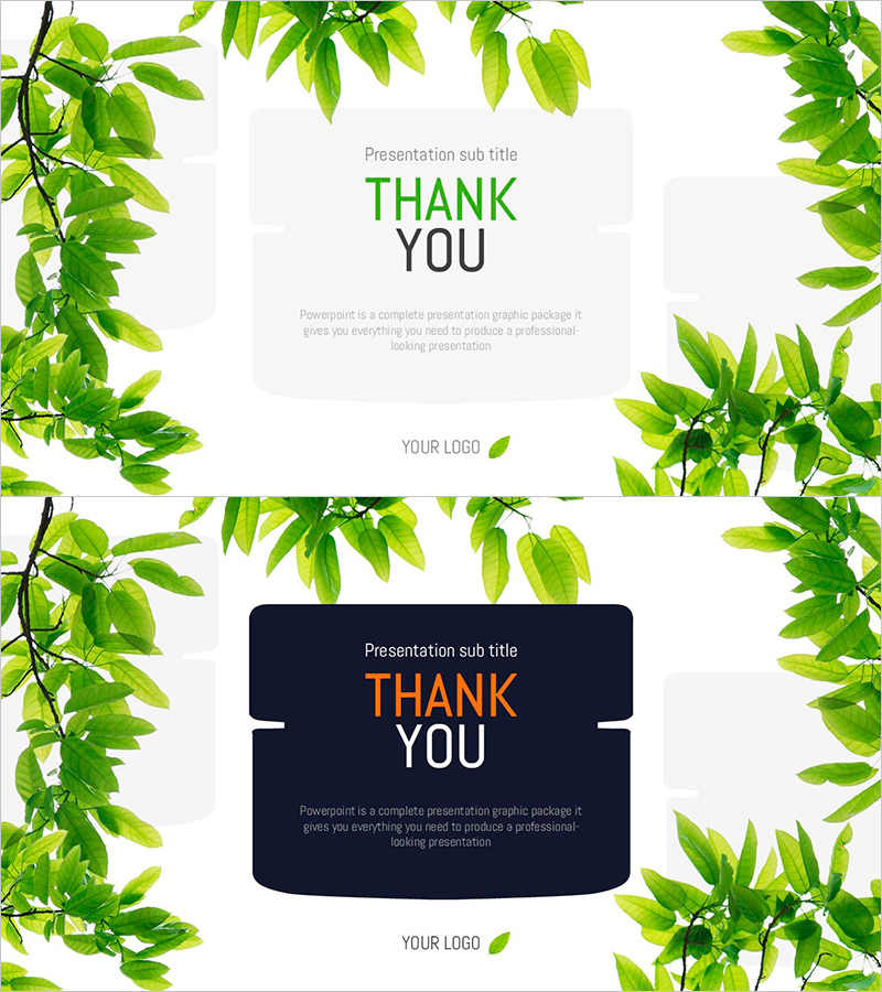 친환경 화장품 템플릿 엔딩