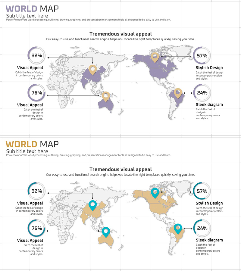 퍼플 브라운 시장 점유율 분석 – 시각적 매력을 강조합니다