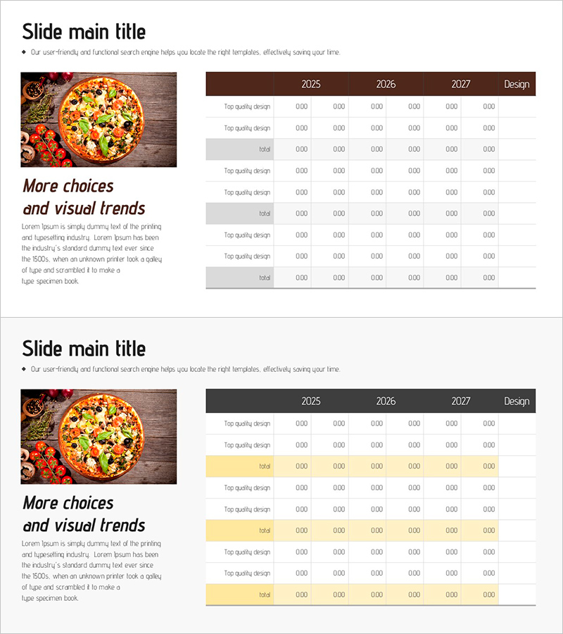인스턴트 칼로리 테이블 – 식사 정보와 효율적 요약