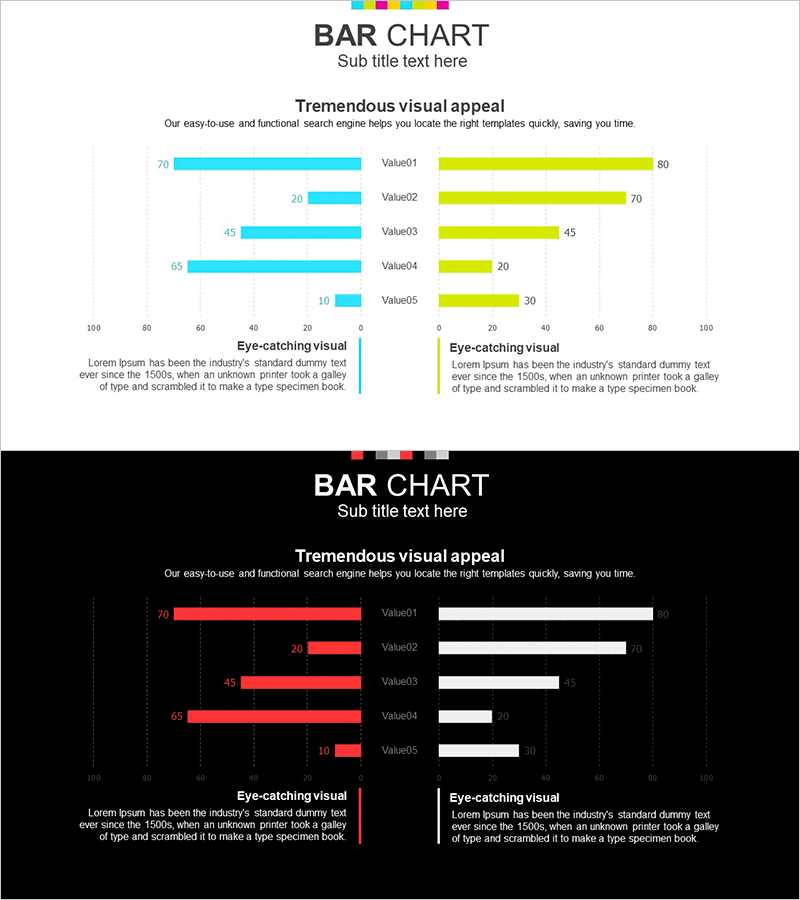 화이트 블랙 쌍가로막대 그래프 – 시장 분석을 위한 시각적 도구