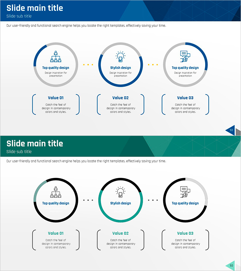 사업 비전과 전략을 효과적으로 전달하는 클러스터 슬라이드