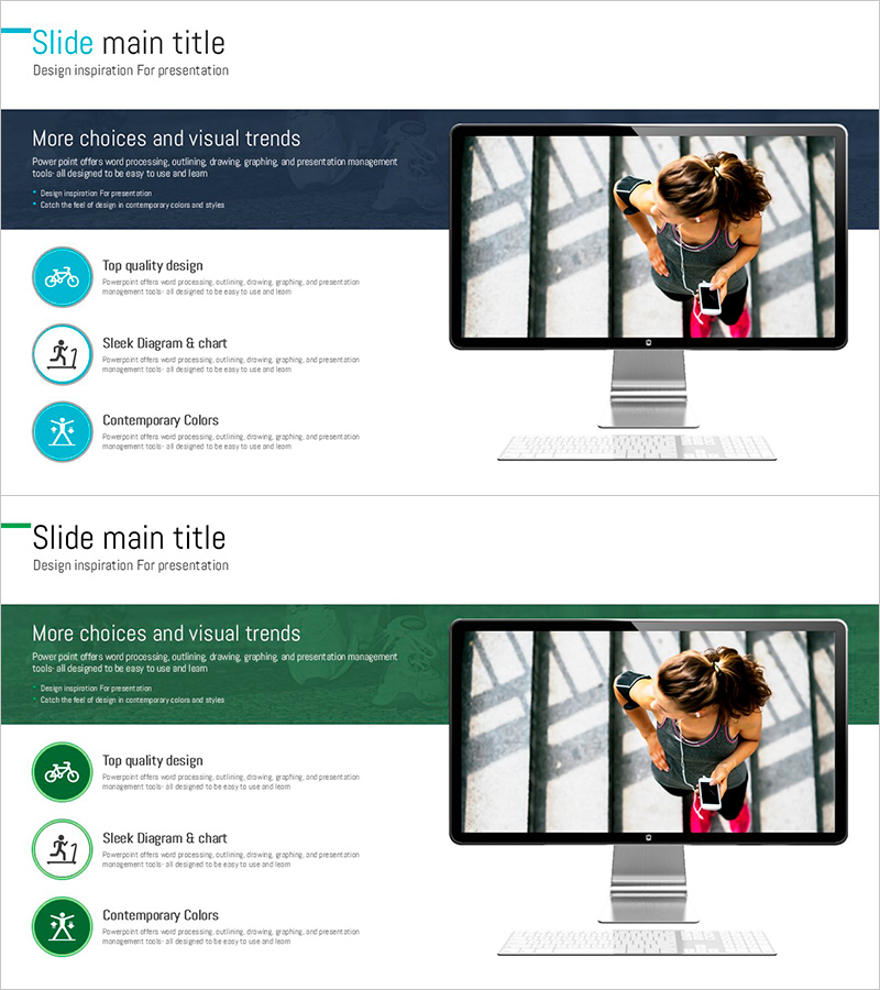 운동과 휴식 태블릿 목업 – 효과적인 제품 소개