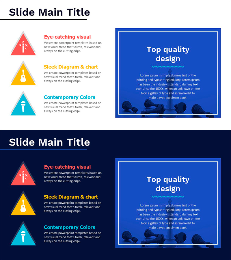 취미와 특기를 소개하는 인포그래픽 슬라이드