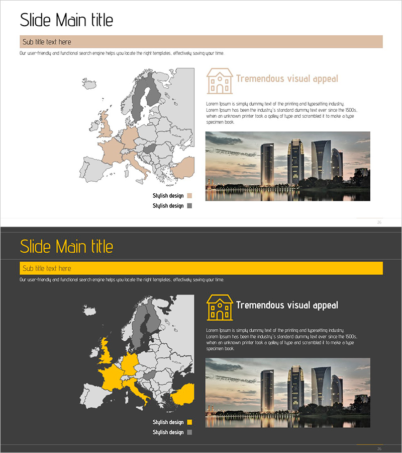 타겟시장 간단 분석 슬라이드 템플릿 – 효율적인 마케팅 전략 수립