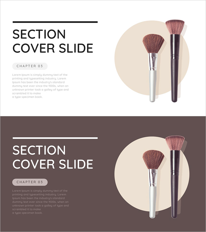 미니멀 브랜딩 템플릿 챕터 03 - 간결함과 창의성의 조화