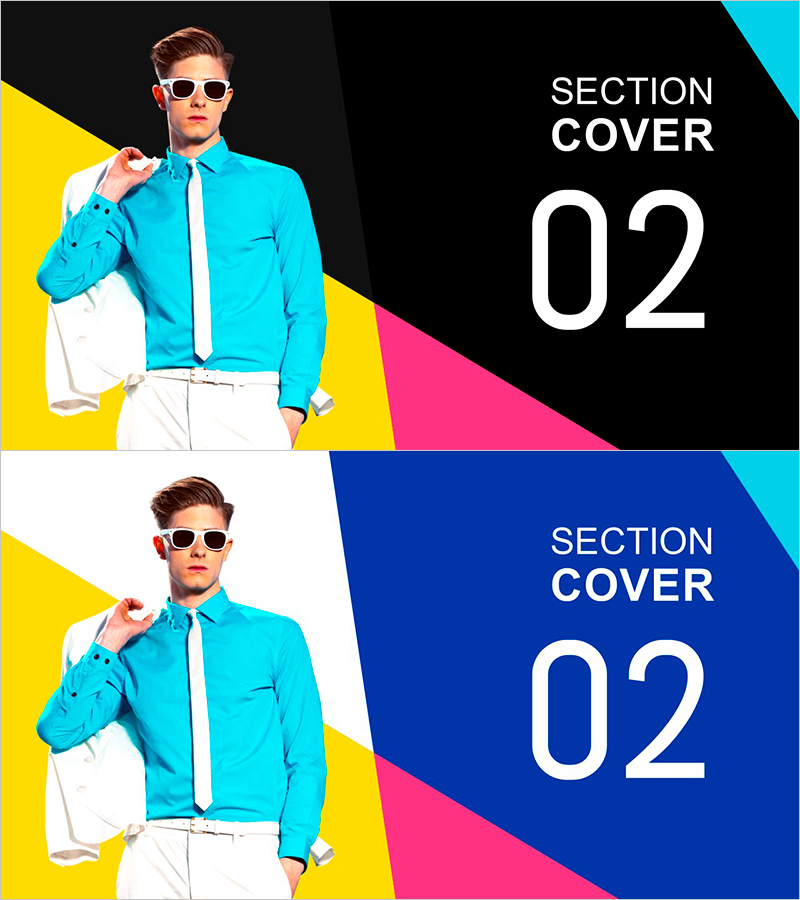 유니크 패션 템플릿 섹션 커버02 – 모던한 감각의 시작