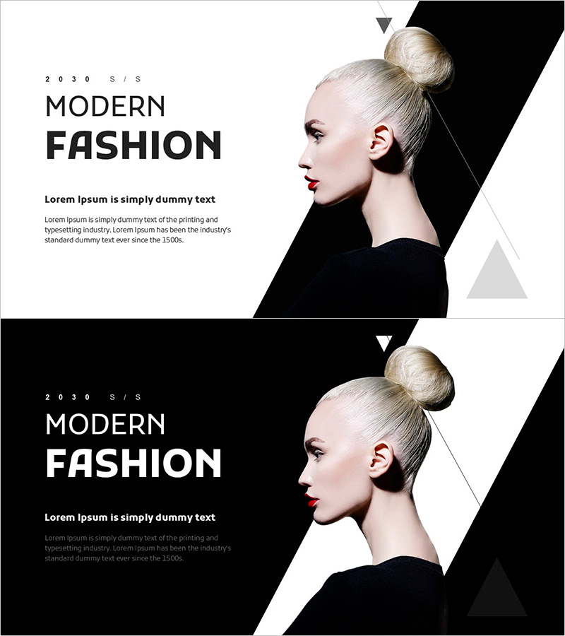 모던 패션 템플릿 표지 – 세련미와 스타일