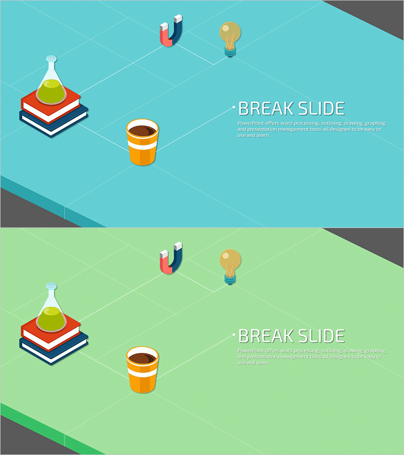 창의적인 과학 실험 일러스트로 재미있게 브레이크 – 즐거운 휴식시간 템플릿