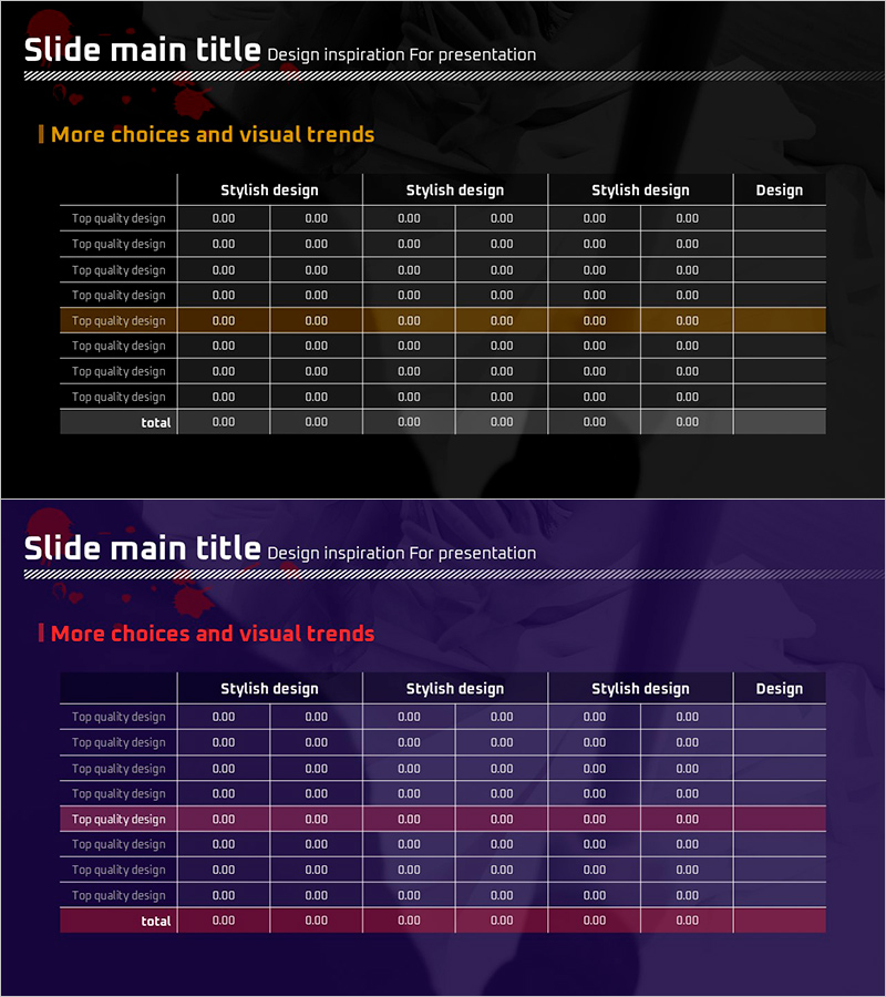 브라운 퍼플 텍스트박스 – 스타일리시한 비주얼
