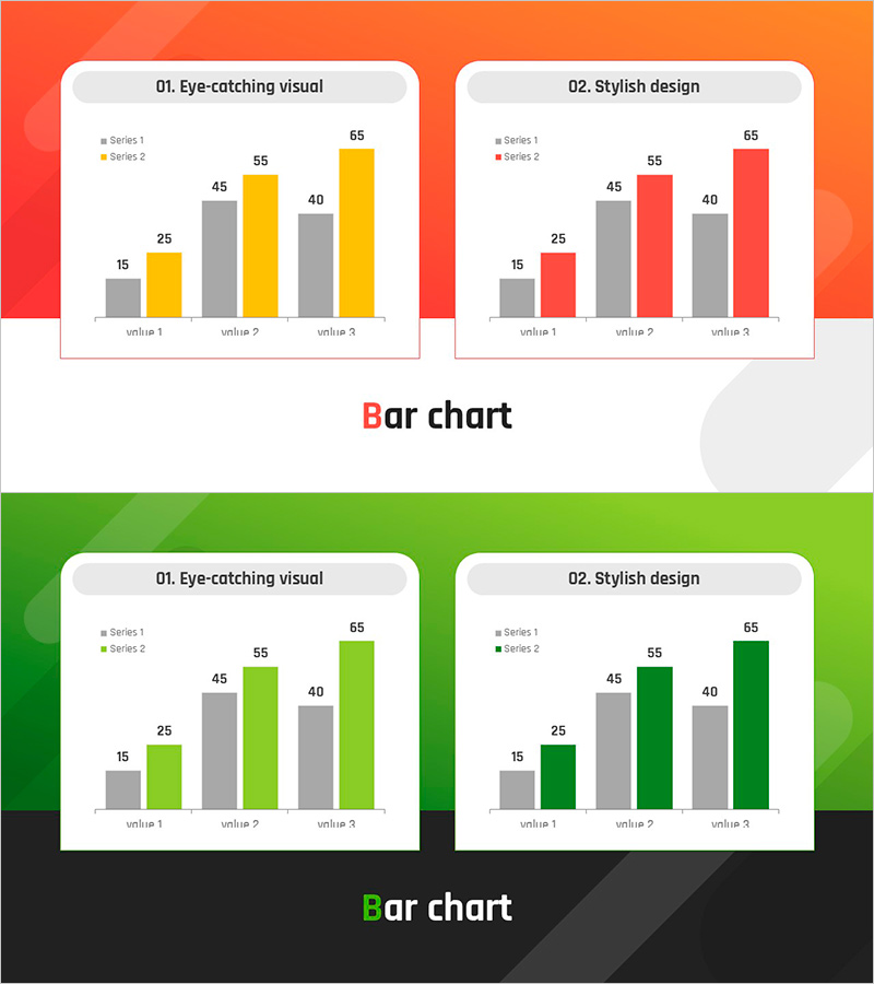 성장률 비교 그래프 – 시장 분석 자료로 최적화