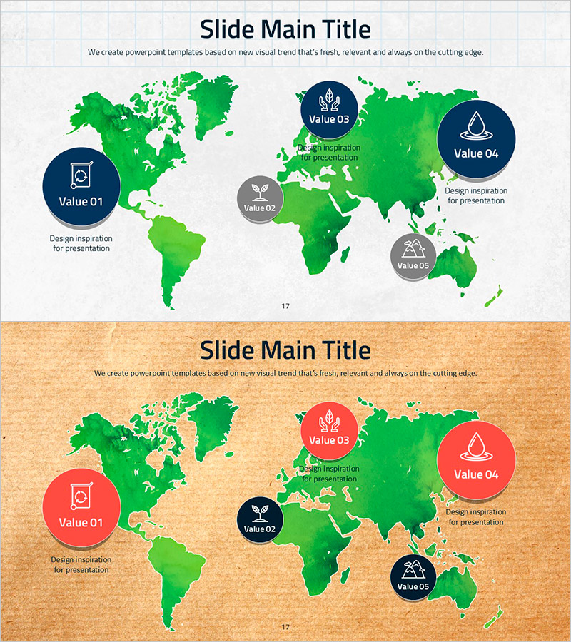 글로벌 지구 보호 다이어그램 – 지속 가능한 미래