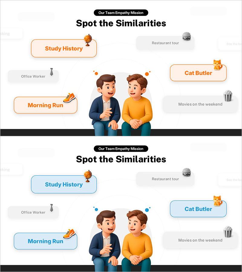 팀활동을 통한 공통점 찾기 – 효과적인 고객 분석 템플릿
