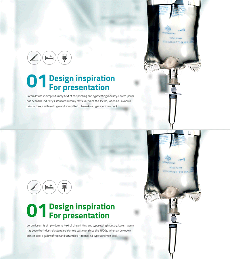 의료 수술 템플릿 간지 01 - 전문적인 프레젠테이션을 위한 슬라이드