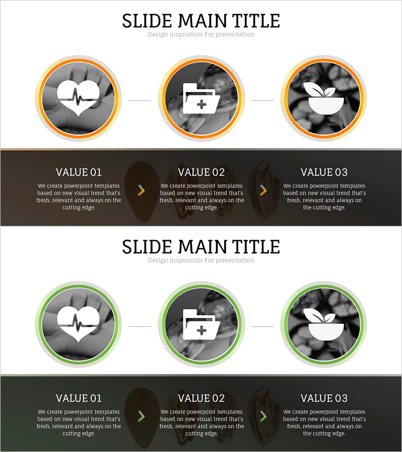 동양의학 사업분야 다이어그램 – 비전과 전략의 시각화