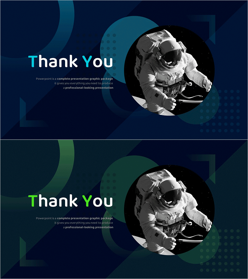 항공우주산업 템플릿 엔딩 표지