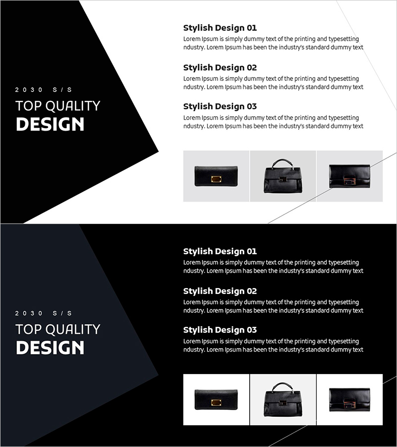 럭셔리 블랙 아이템 소개 – 제품의 우아함과 품질 강조