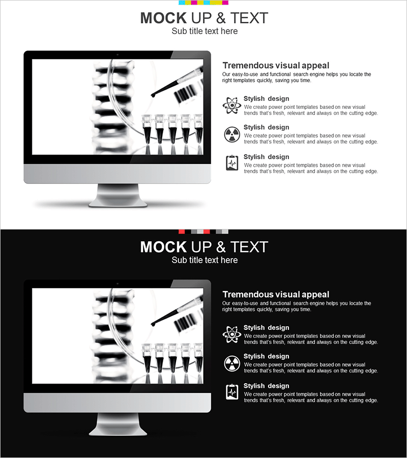 과학 실험 목표 설명 PPT 템플릿 – 효과적인 커뮤니케이션
