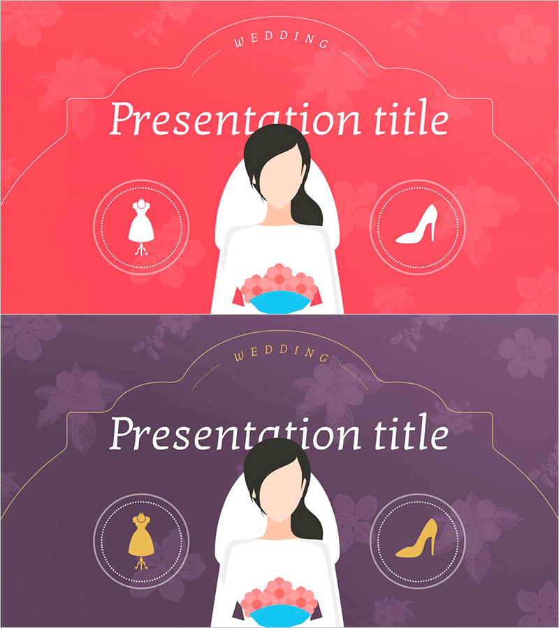 결혼 준비 템플릿 간지 – 첫 번째 장