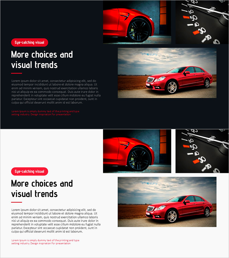 자동차 기능에 대하여 시각적 요약 - 프리미엄 디자인