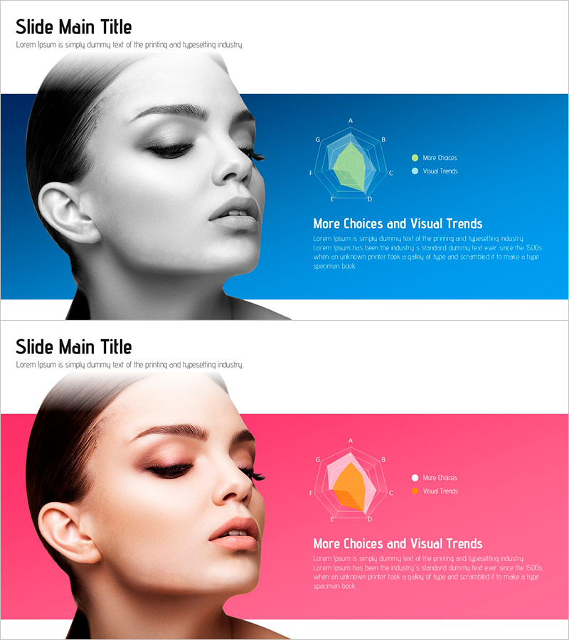 피부 타입 분석 슬라이드 – 감성과 기술의 조화