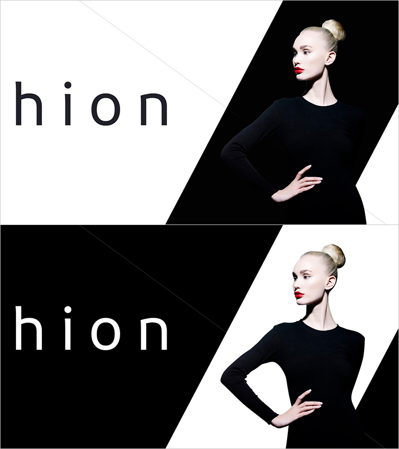 감각적인 모던 시크 패션 슬라이드