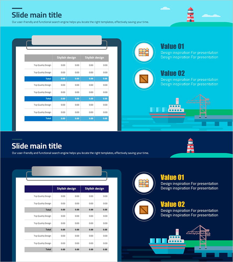 물류 자재 현황표 – 재무 계획 및 성과