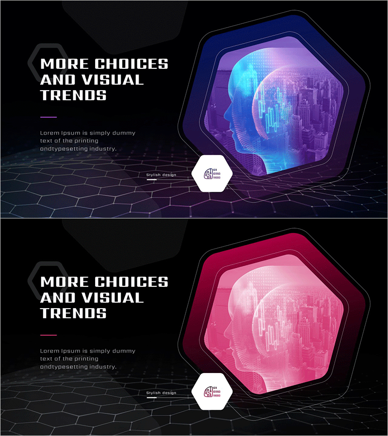 AI 서비스 소개 슬라이드 – 혁신적 기술을 담다