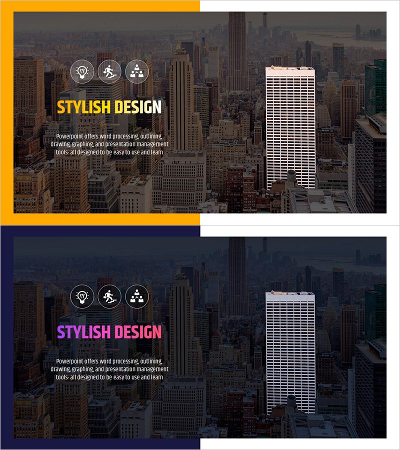 건물 소개 하이라이트 – 세련된 디자인