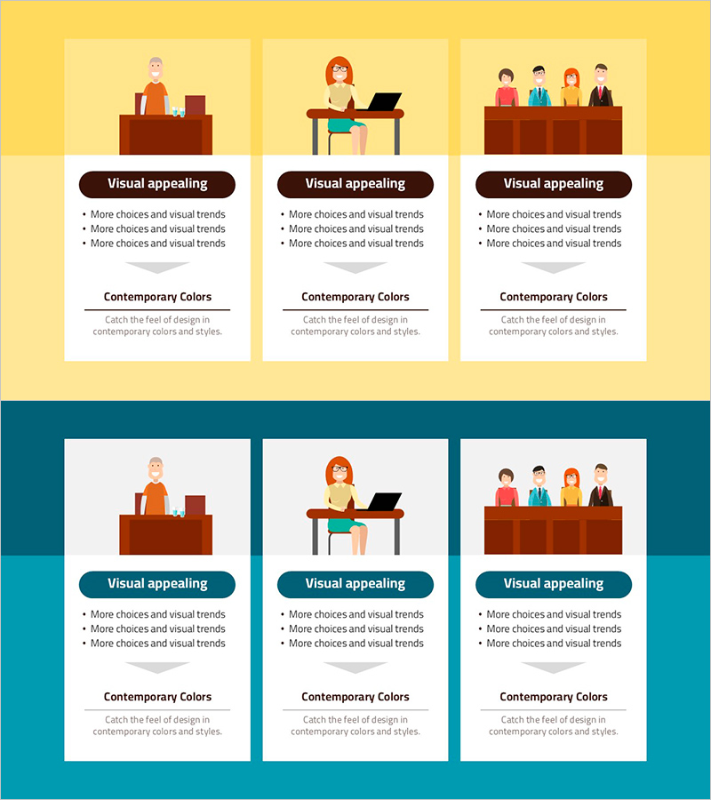 재판 결과를 시각화한 고객 분석 슬라이드