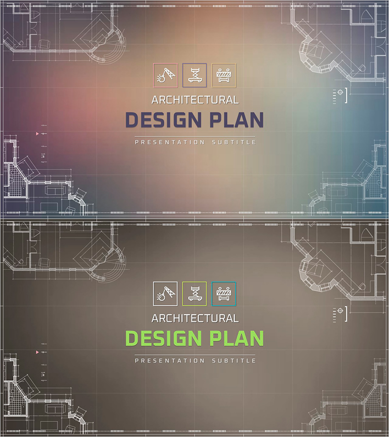 건축 디자인 계획서 메인표지 – 전문성과 창의적 비전