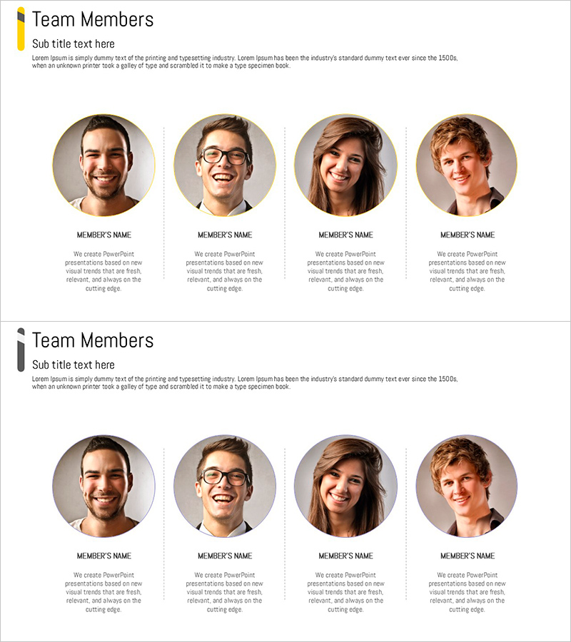 전문가 팀 소개 – 직관적 인포그래픽 디자인