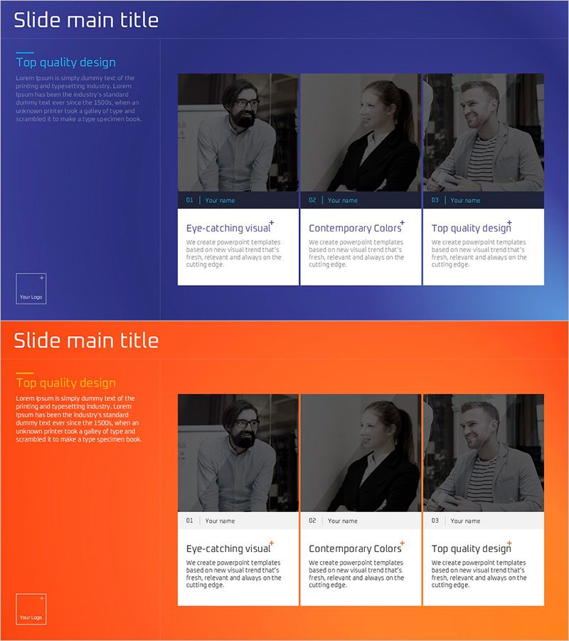 담당 개발자 소개 슬라이드 – 효과적인 팀 소개