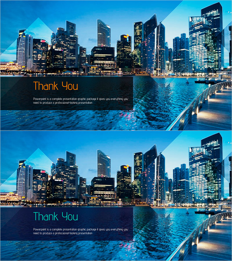 도시 건축 PPT 엔딩표지 – 전문성과 세련미