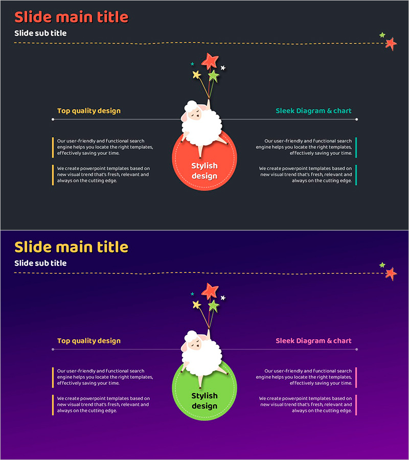귀여운 양과 텍스트박스 – 차별화된 서비스 소개