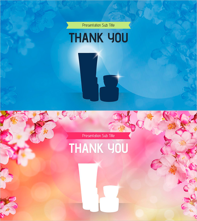 블라썸 코스메틱 템플릿 엔딩커버 – 아름다움의 완성