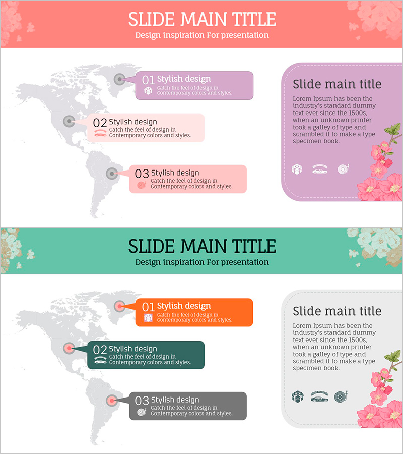 개화시기 맵 – 시장 및 경쟁사 분석을 위한 템플릿