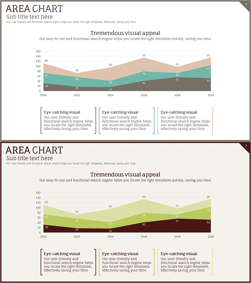 시장분석 영역형 그래프 – 시각적 데이터 표현