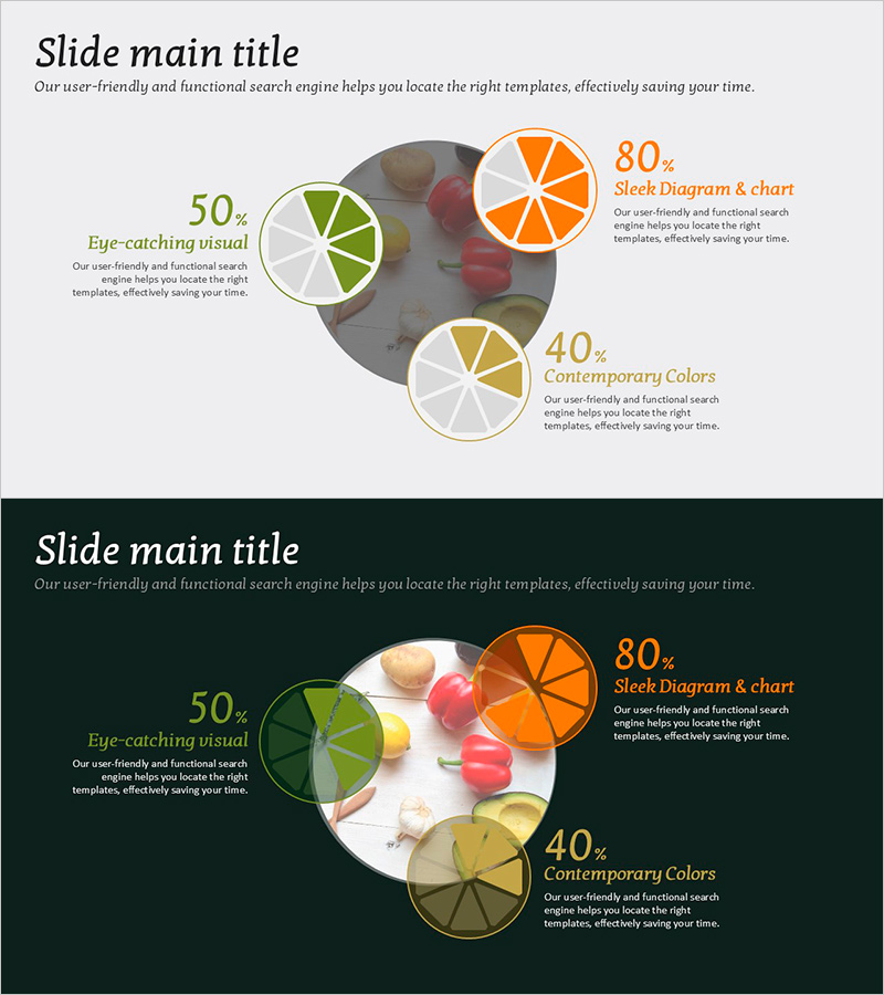 오렌지 일러스트 차트 - 매력적인 디자인과 기능적 활용