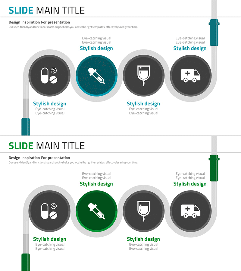 메디컬 비즈니스 목표 다이어그램 – 클러스터 구성