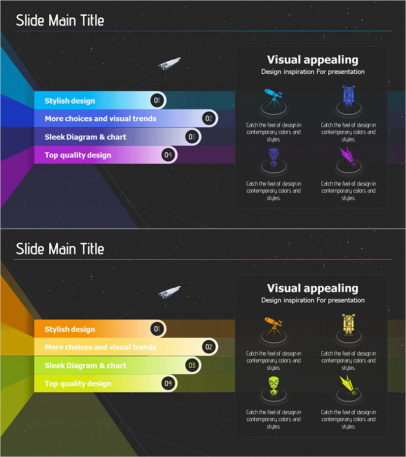 우주산업 핵심목표 – 사업 추진 전략 다이어그램