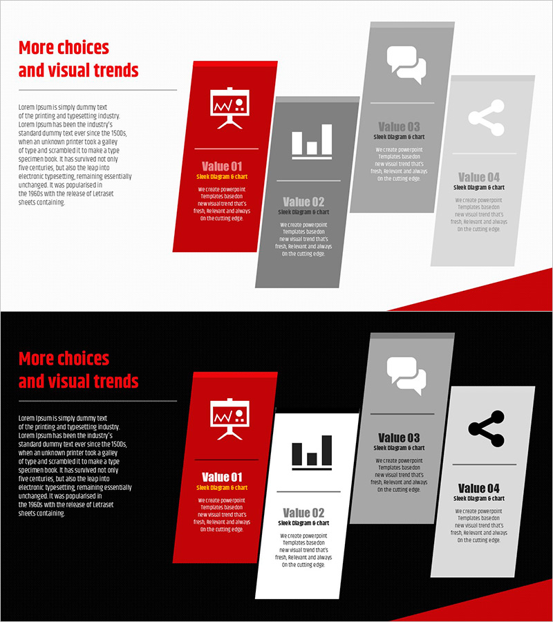경영 전략 PPT 슬라이드 – 마케팅 및 재무 계획 강조