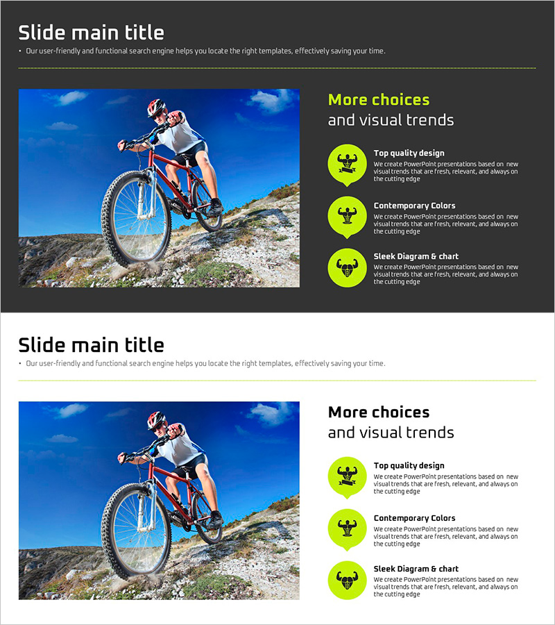 근력 아이콘과 텍스트 – 프로그램소개용 비주얼