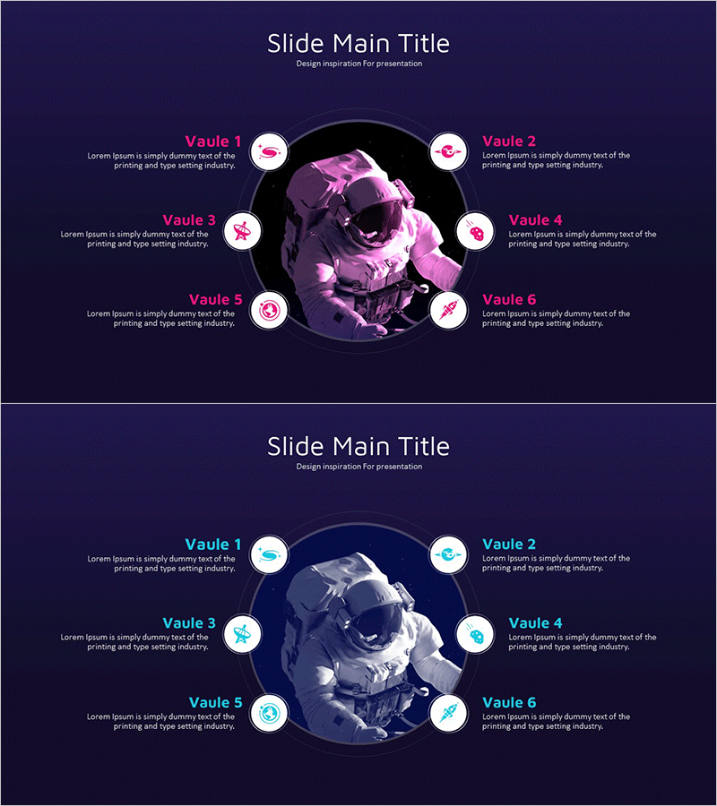 우주산업 영역 확산 다이어그램 – 사업소개와 연결