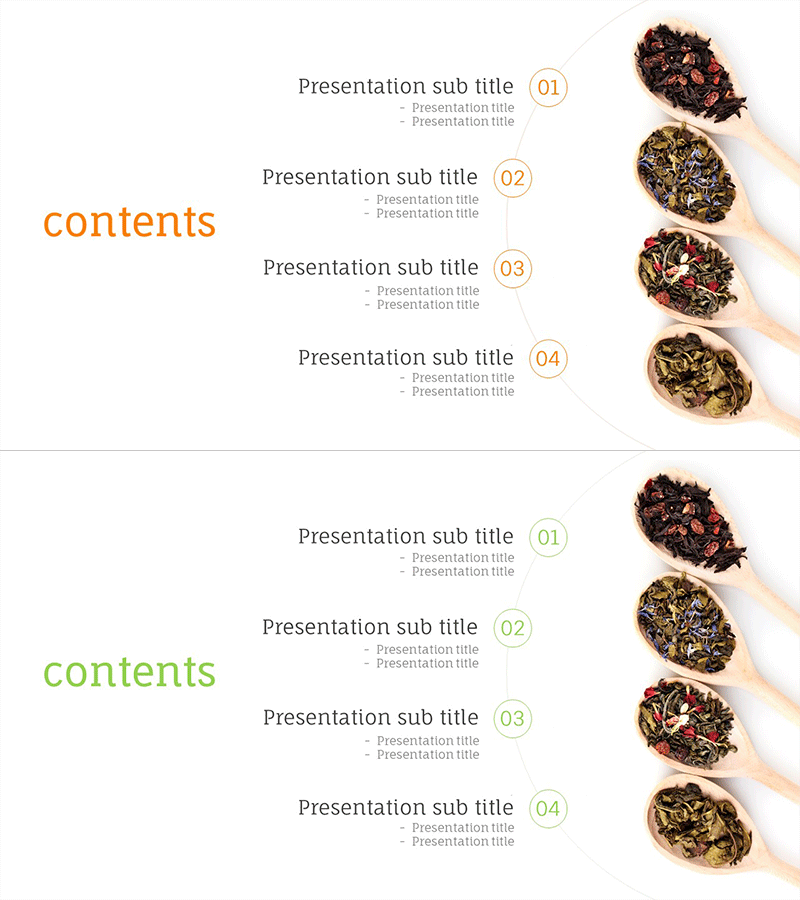 동양의학 템플릿 목차 – 심플하고 직관적인 구성
