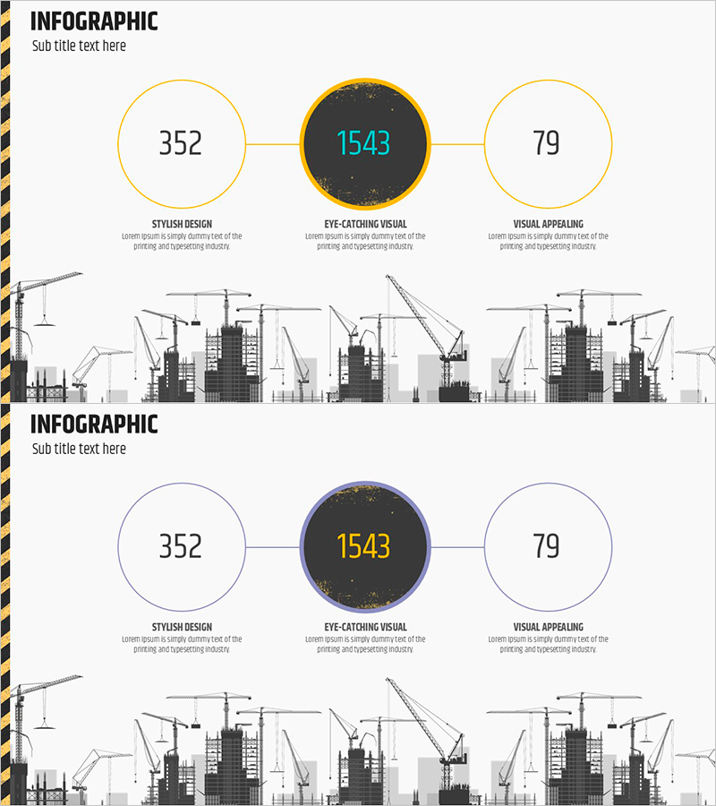 목표 성과 수치 시각화 – 핵심 성과 및 비주얼 강조