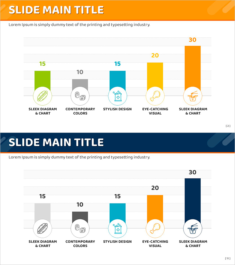 Ranking of Popularity Vote on the Menu – Visualized with Horizontal Bar Chart