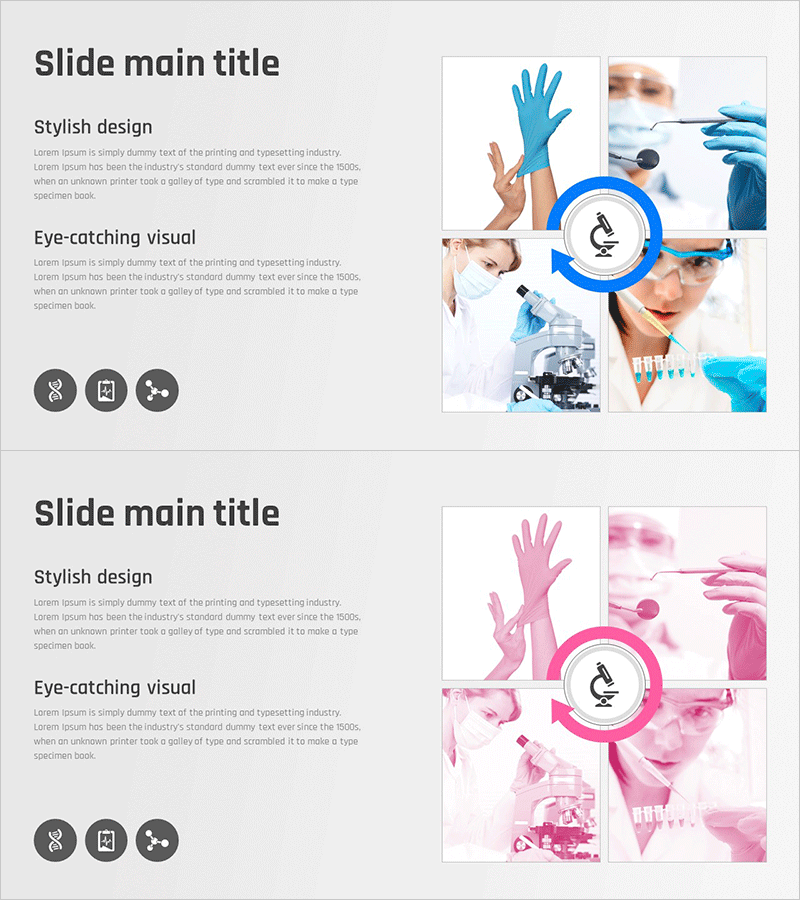 실험 소개 다이어그램 - 효율적인 프로세스 설명