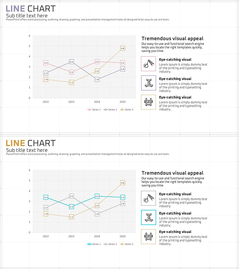 건축 동향 라인차트 – 성과 분석을 위한 시각적 도구