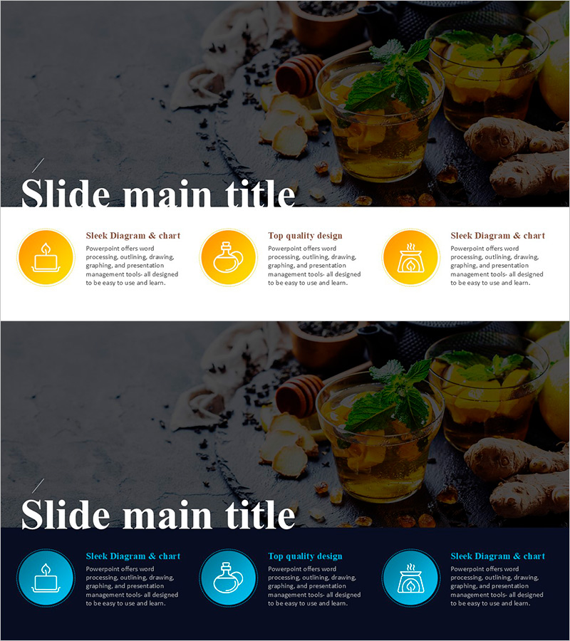 차 제조 방법을 설명하는 다이어그램 슬라이드 – 효율적 운영 전략