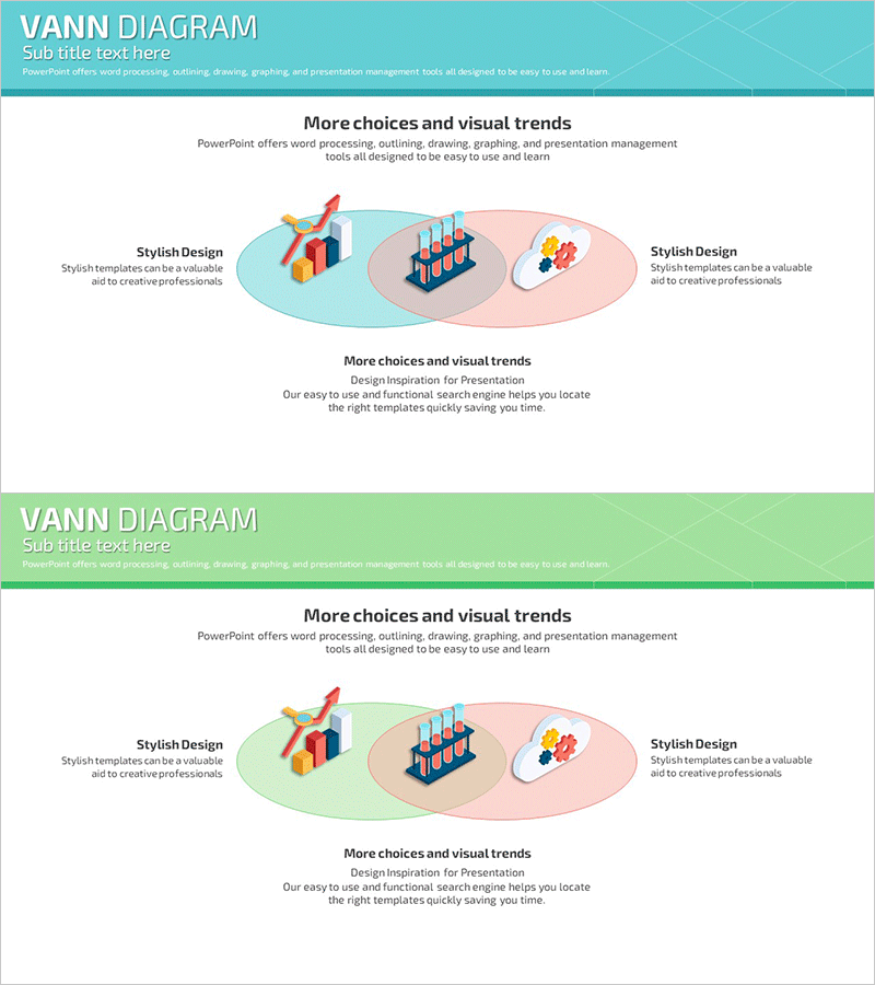 창의적인 과학실험 중첩 다이어그램 – 전략적 마케팅 활용